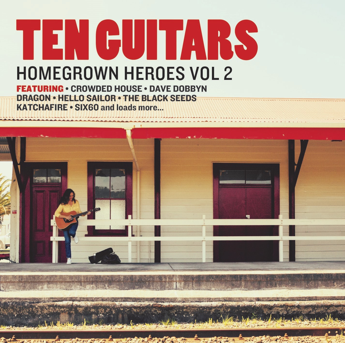 Ten Guitars Homegrown Heroes 2 by Various Artists image