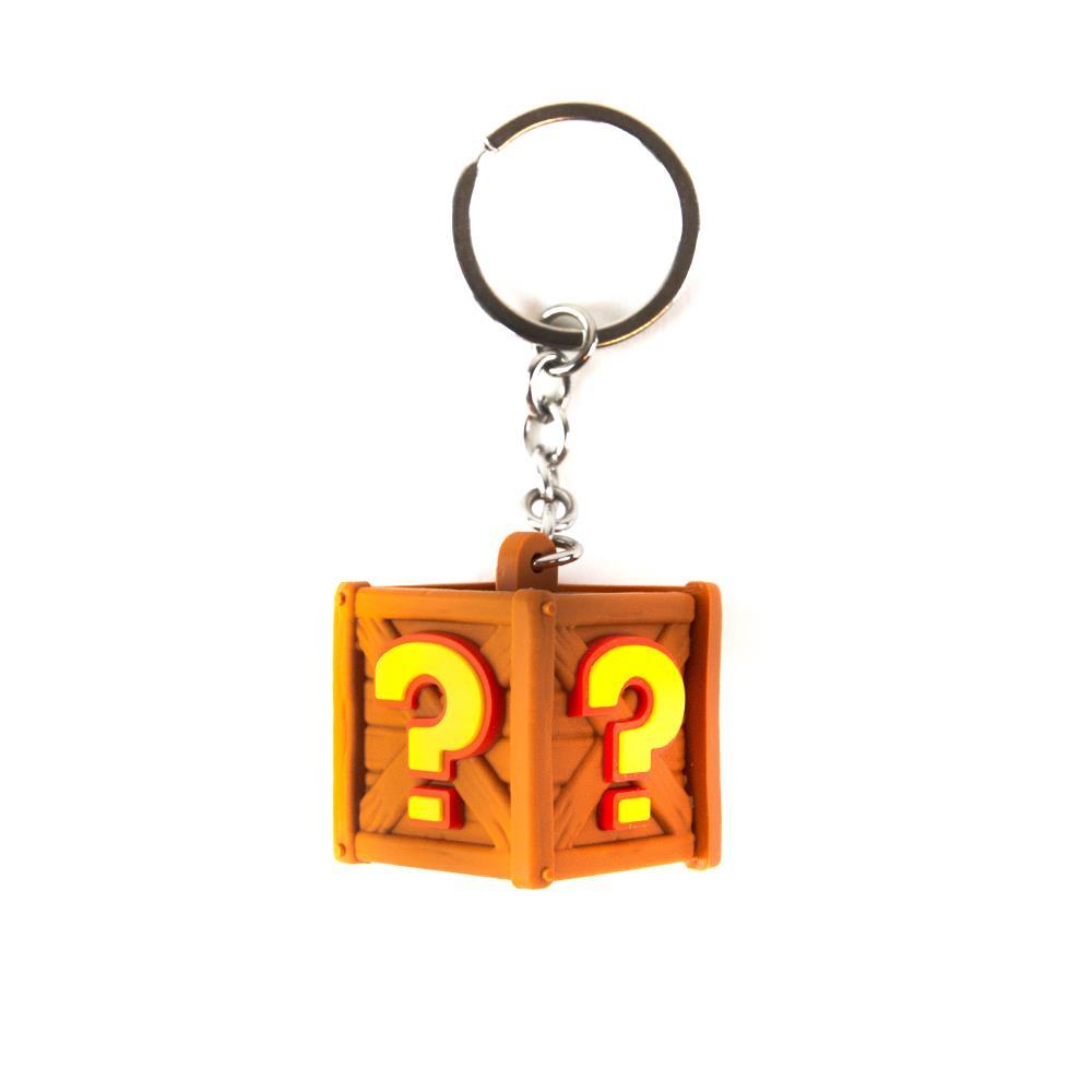 Crash Team Racing Crate Keyring / Keychain