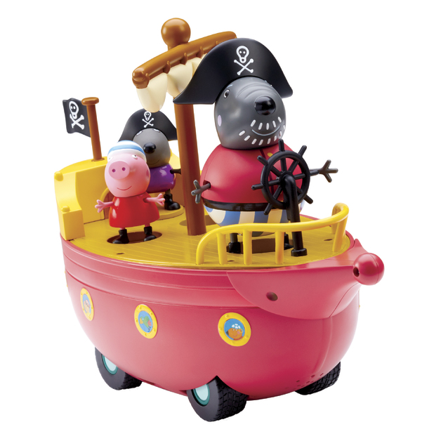 Buy Peppa Pig Grandad Dog's Pirate Ship at Mighty Ape NZ