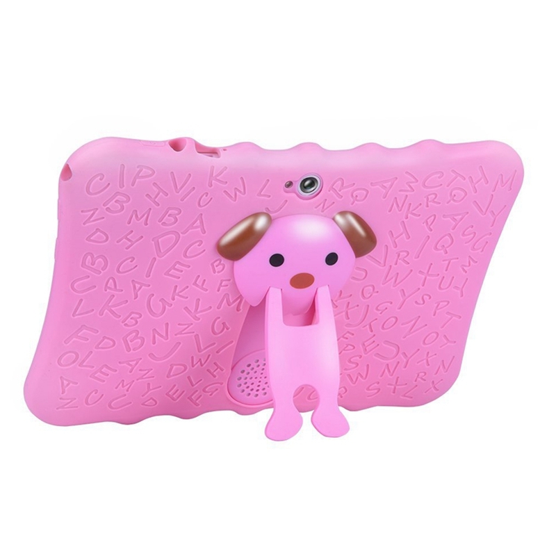 Kids 7-Inch Android Tablet with Protective Case - Pink