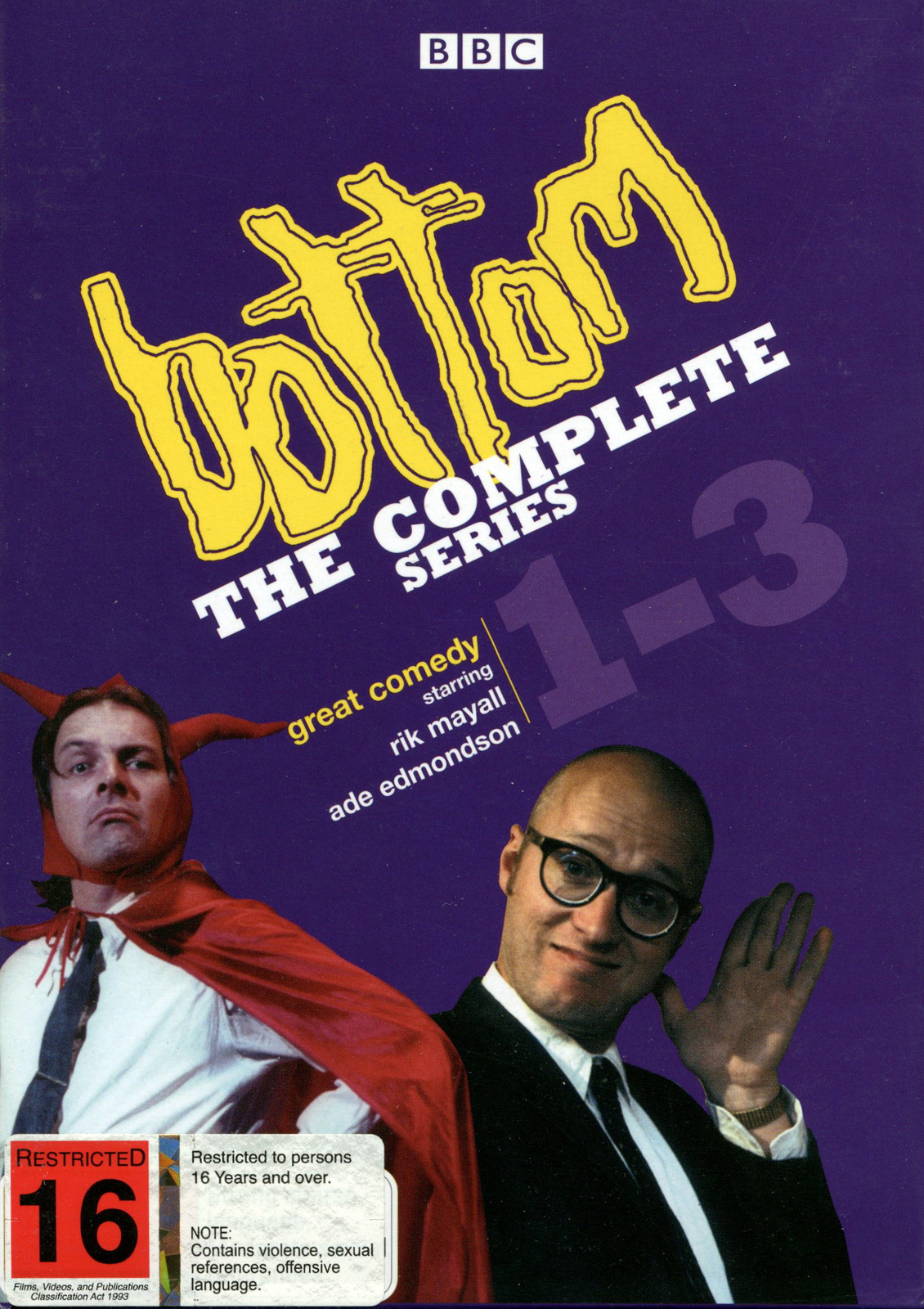 Bottom - The Complete Series 1-3 (3 Disc Box Set) on DVD image