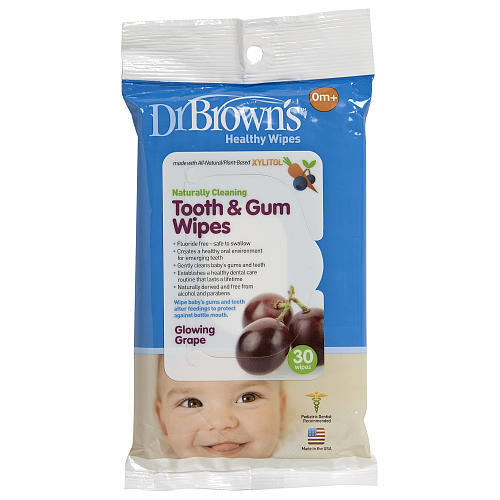 Dr Brown's Tooth & Gum Wipes (30-Pack) image
