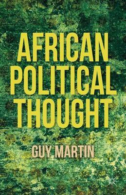 African Political Thought on Hardback by G. Martin