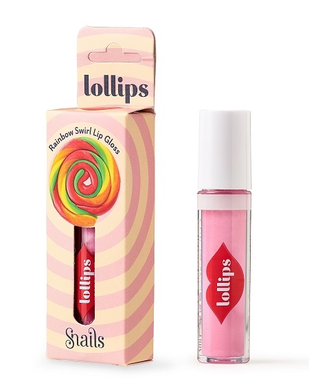 Snails: Lollips Lip Gloss - Rainbow Swirl