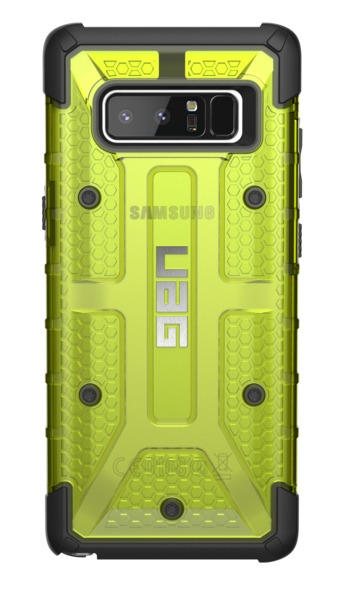 UAG Plasma Case for Galaxy Note 8 (Citron/Black) image