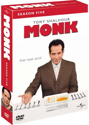 Monk - Season 5 (5 Disc Set) on DVD image
