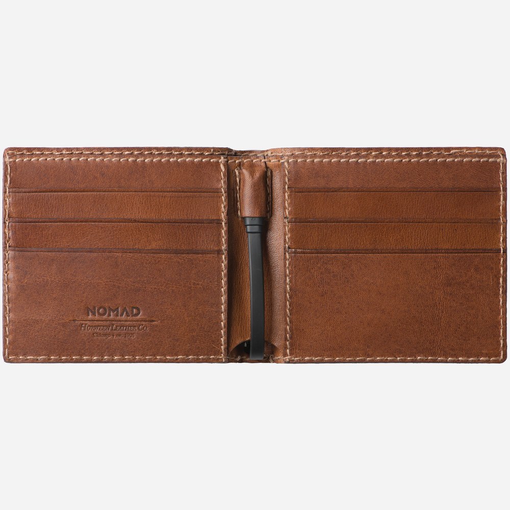 Nomad Horween Leather Charging Wallet - Bifold (Brown) image