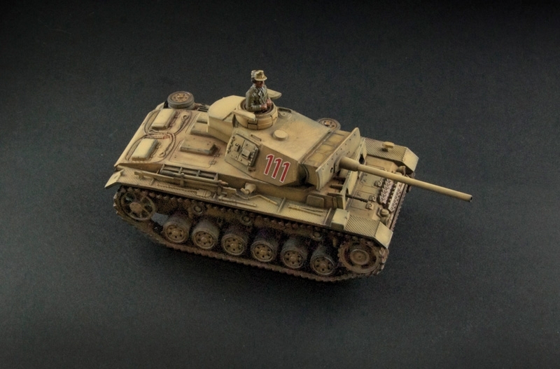 Italeri: 1:56 Pz.KPFW.III Ausf.J/L/MN (Warlord Games) - Model Kit image