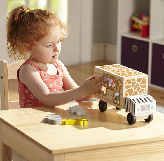 Melissa & Doug: Animal Rescue - Shape Sorting Truck image