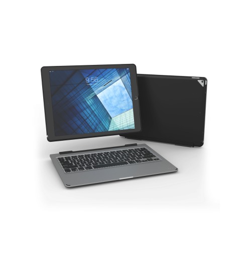 ZAGG Slim Book Case with Keyboard - 12.9-inch iPad Pro - Black Case - Black KB - US image