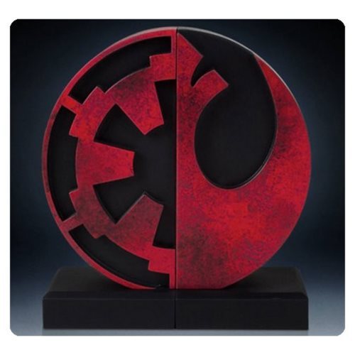 Star Wars: Bookends Imperial/Rebel Logo - 15 cm image