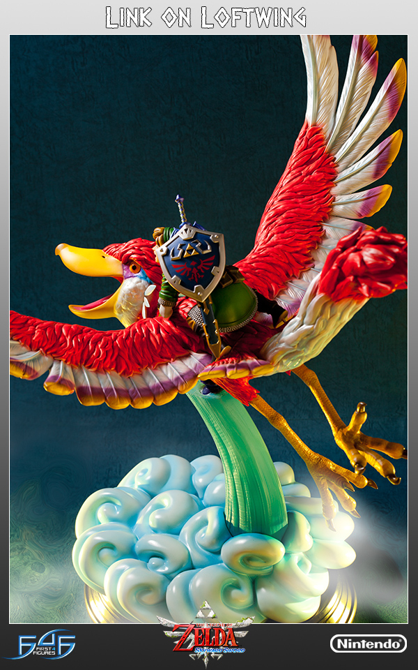 Zelda Link on Loftwing Statue image