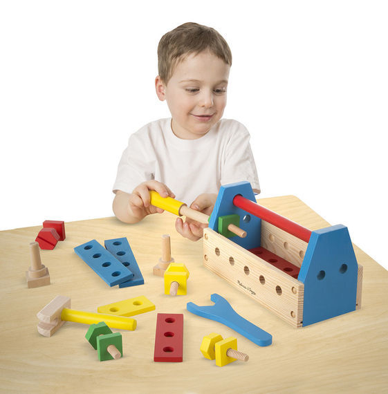 Melissa & Doug: Wooden Take-Along Tool Kit image
