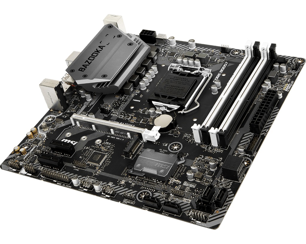 MSI H370M BAZOOKA MATX Motherboard image