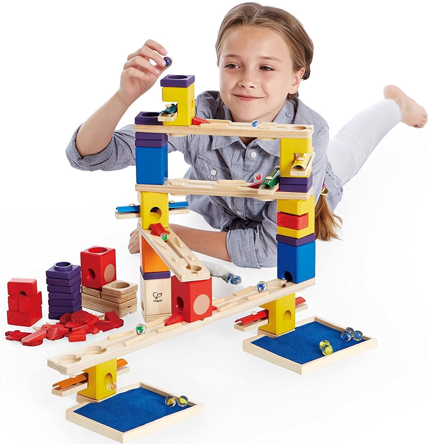 Buy Hape Quadrilla Music Motion Marble Run at Mighty Ape NZ
