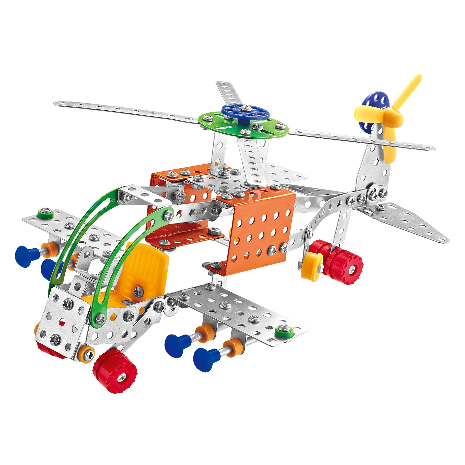 Buy Metal Construction Set Helicopter (238 pieces) at Mighty Ape NZ