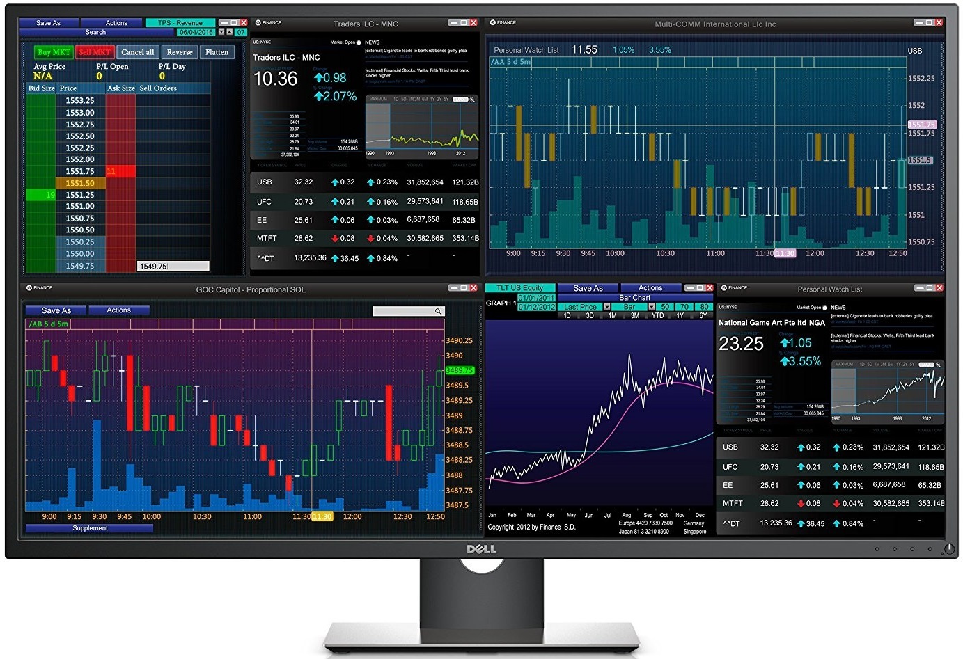 43" Dell P4317Q UHD MultiClient Monitor image
