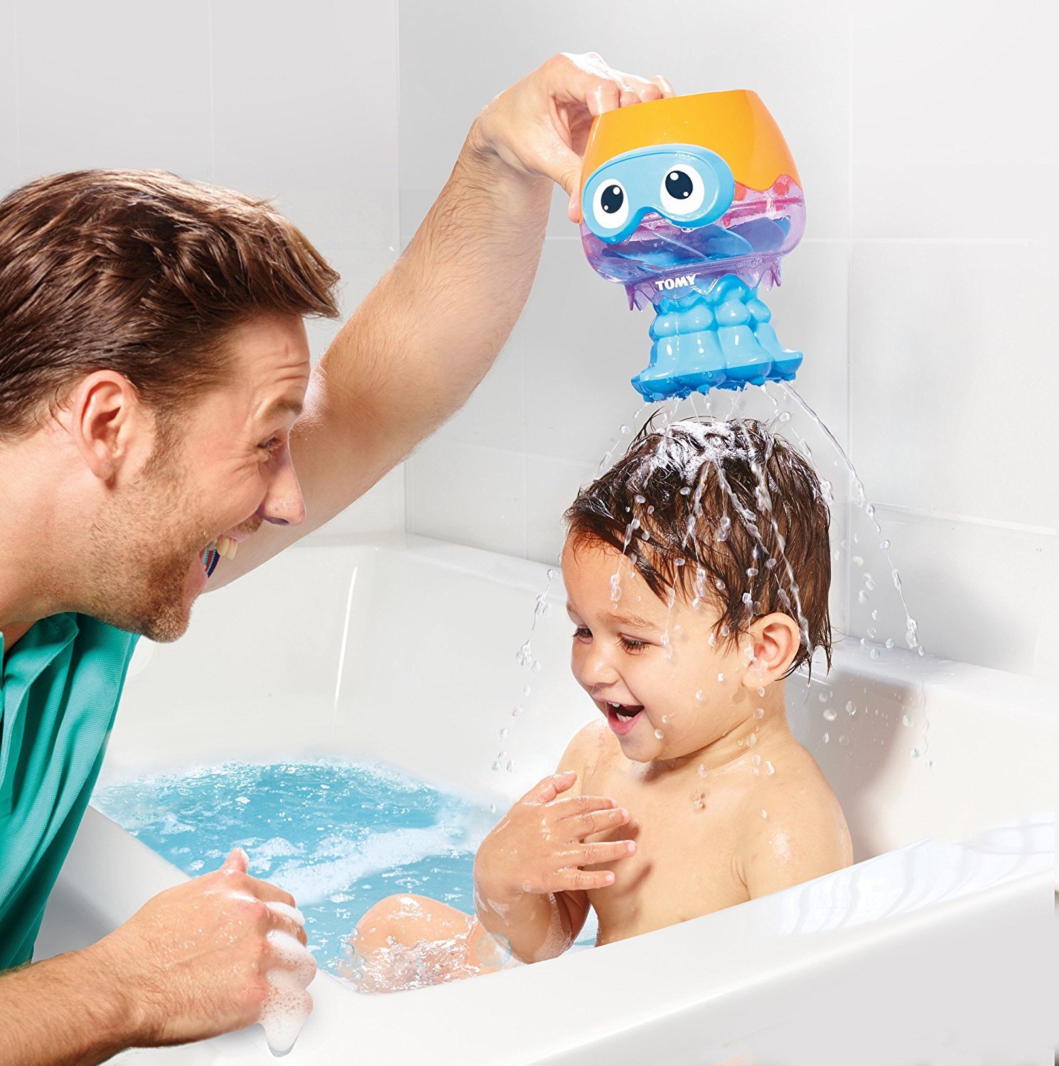 Tomy Toomies: Spin & Splash Jellyfish - Bath Toy image