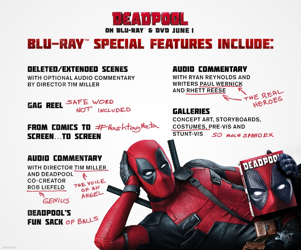 Deadpool on Blu-ray image