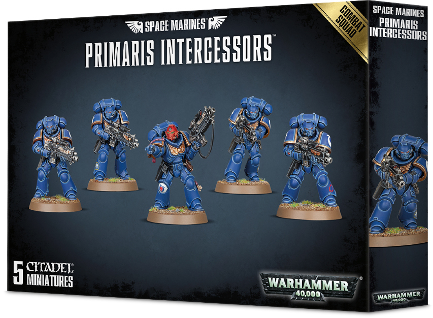 Warhammer 40,000 : Space Marines Primaris Intercessors Combat Squad