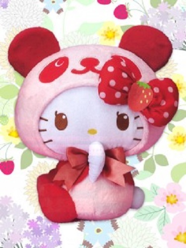 hello kitty strawberry plush