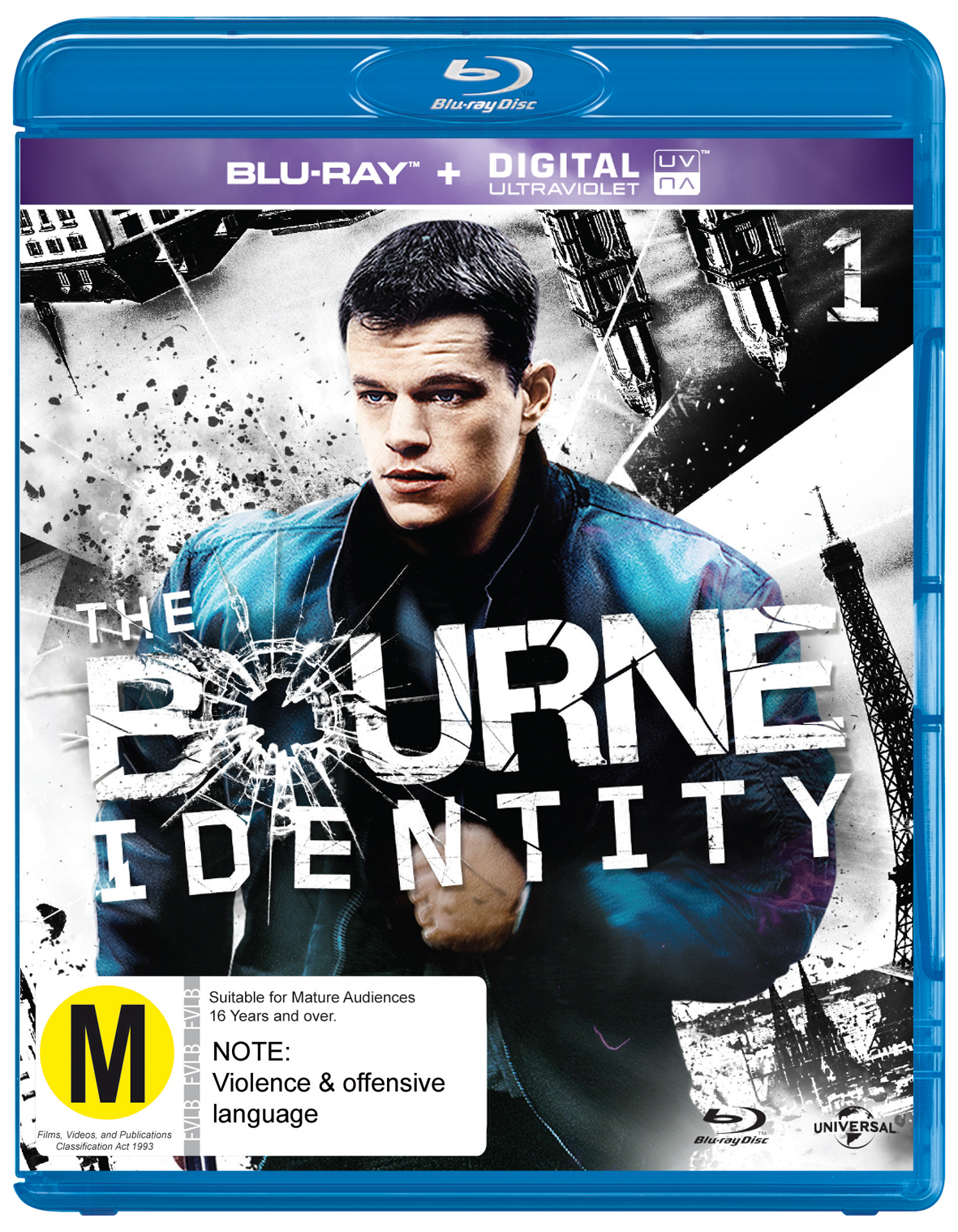 The Bourne Identity on Blu-ray, UV image