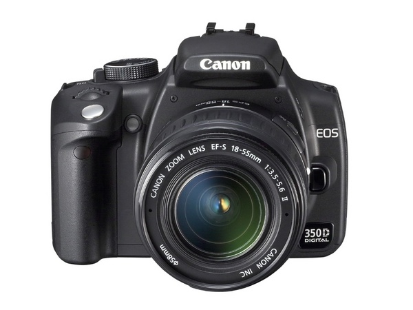 Canon EOS350D Digital SLR BLACK BODY ONLY