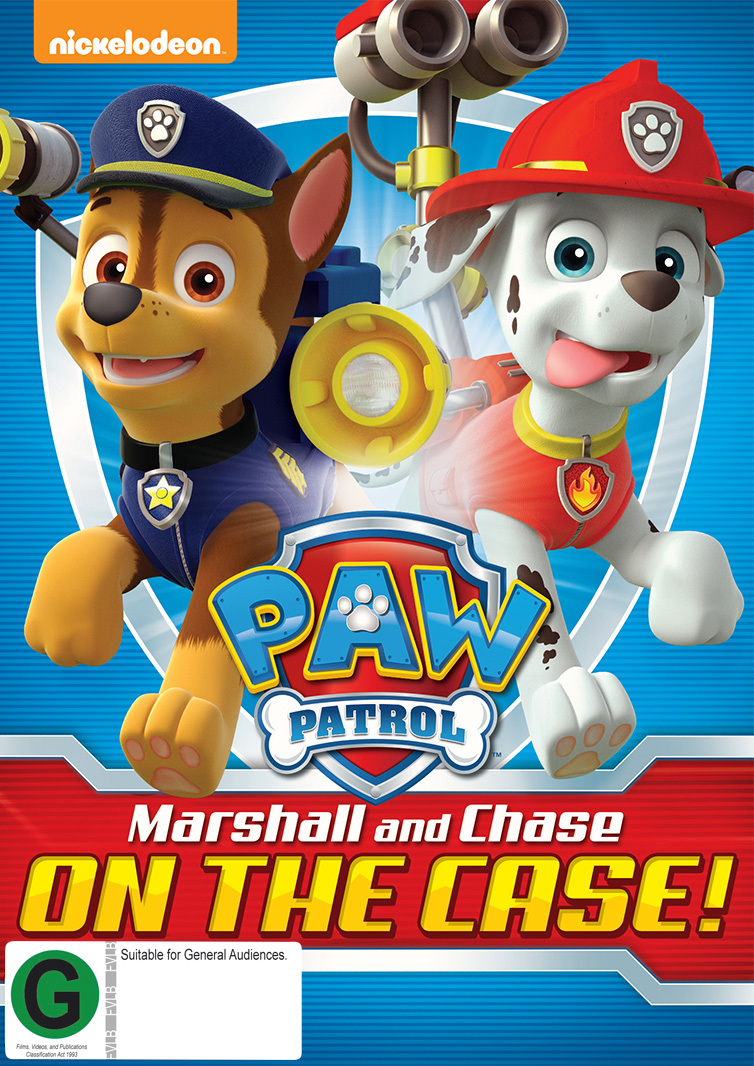 Paw Patrol: Marshall And Chase On The Case on DVD image