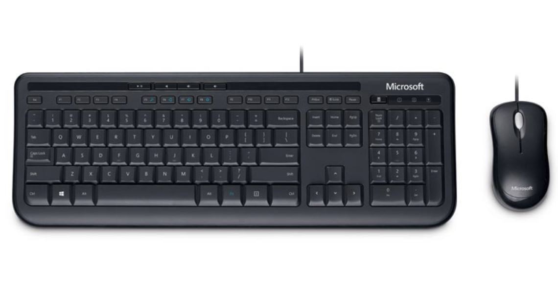 Microsoft Wired Desktop 600 - Keyboard & Mouse image