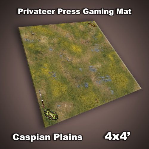 FLG Privateer Press Mat Caspian Plains Neoprene Gaming Mat (4x4) at