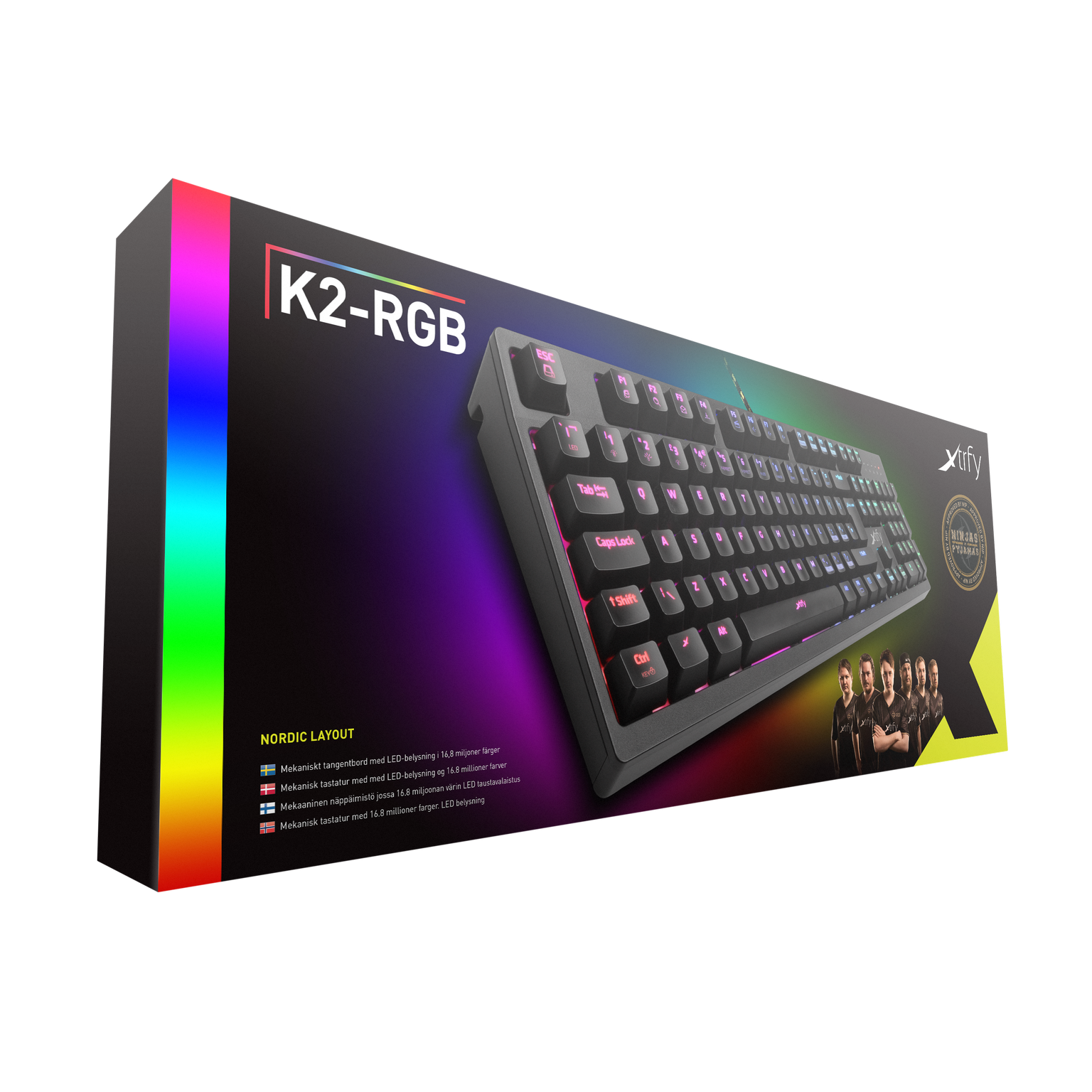 XTRFY K2 Mechanical Gaming keyboard with RGB LED (UK) PC Buy Now