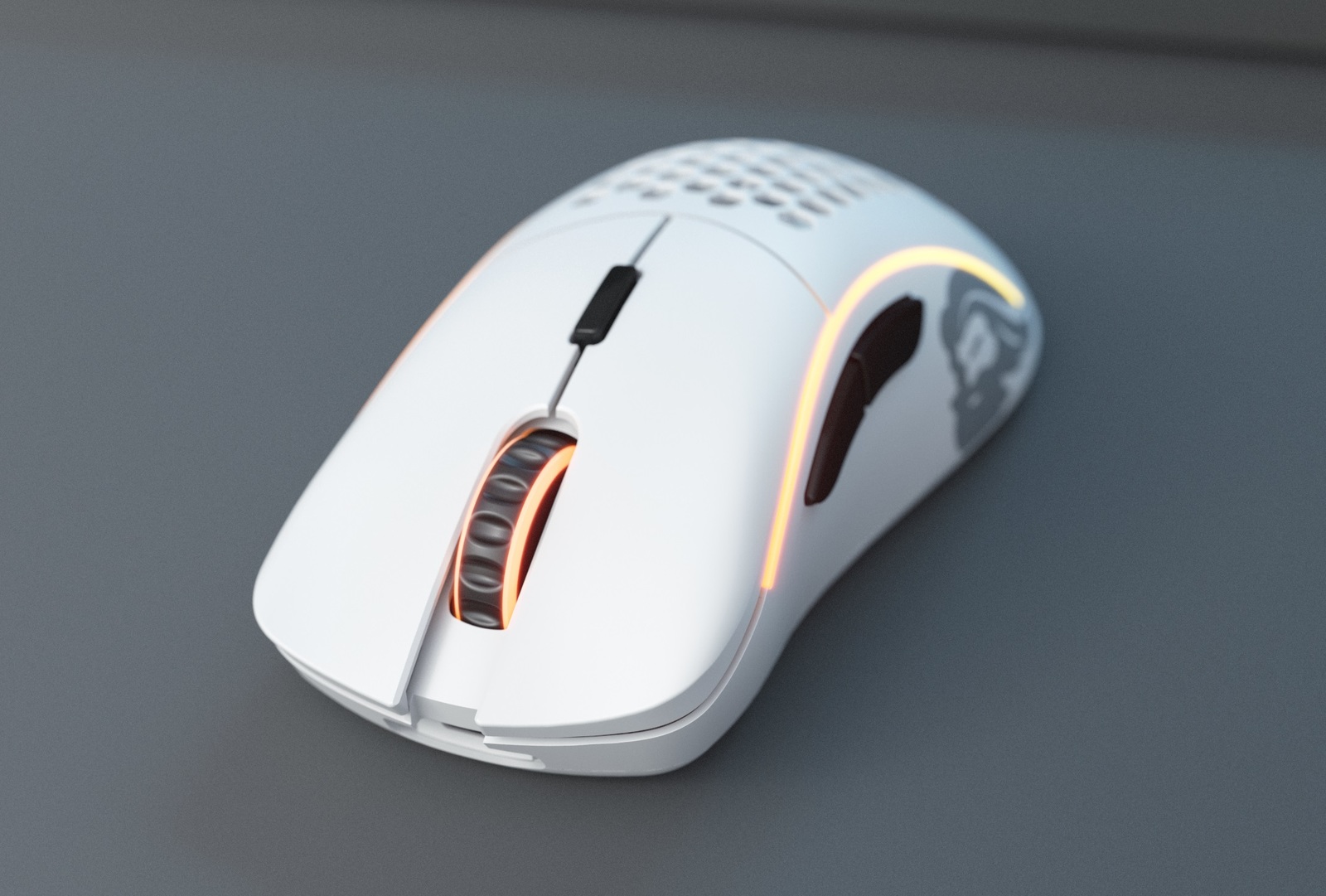 Glorious PC Gaming Model D Wireless Mouse (Matte White) for PC image