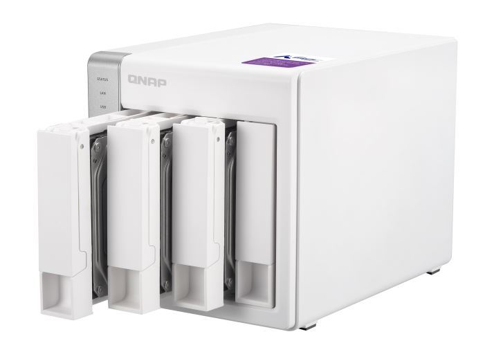 QNAP TS-431P NAS, 4BAY (NO DISK), 1GB, AL-212 DUAL CORE, USB 3.0(3), GbE(2), TWR, 2YR image