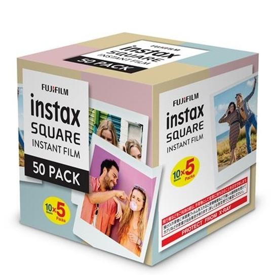 Fujifilm: Instax Square Film - White (50 Pack) image