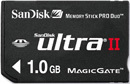 SanDisk Memory Stick Ultra II Pro Duo 1GB SanDisk Memory Stick Ultra II Pro Duo 1GB