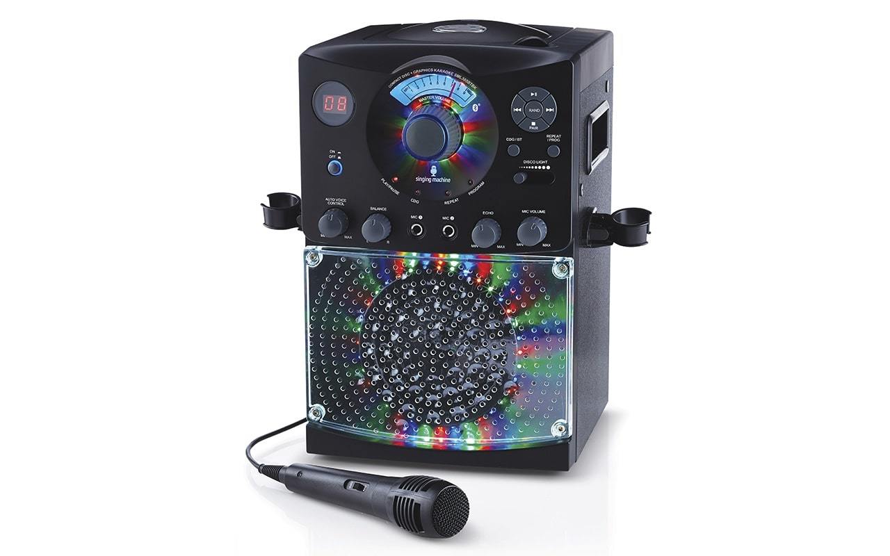 Singing Machine: Disco Lights Karaoke Machine - Black image