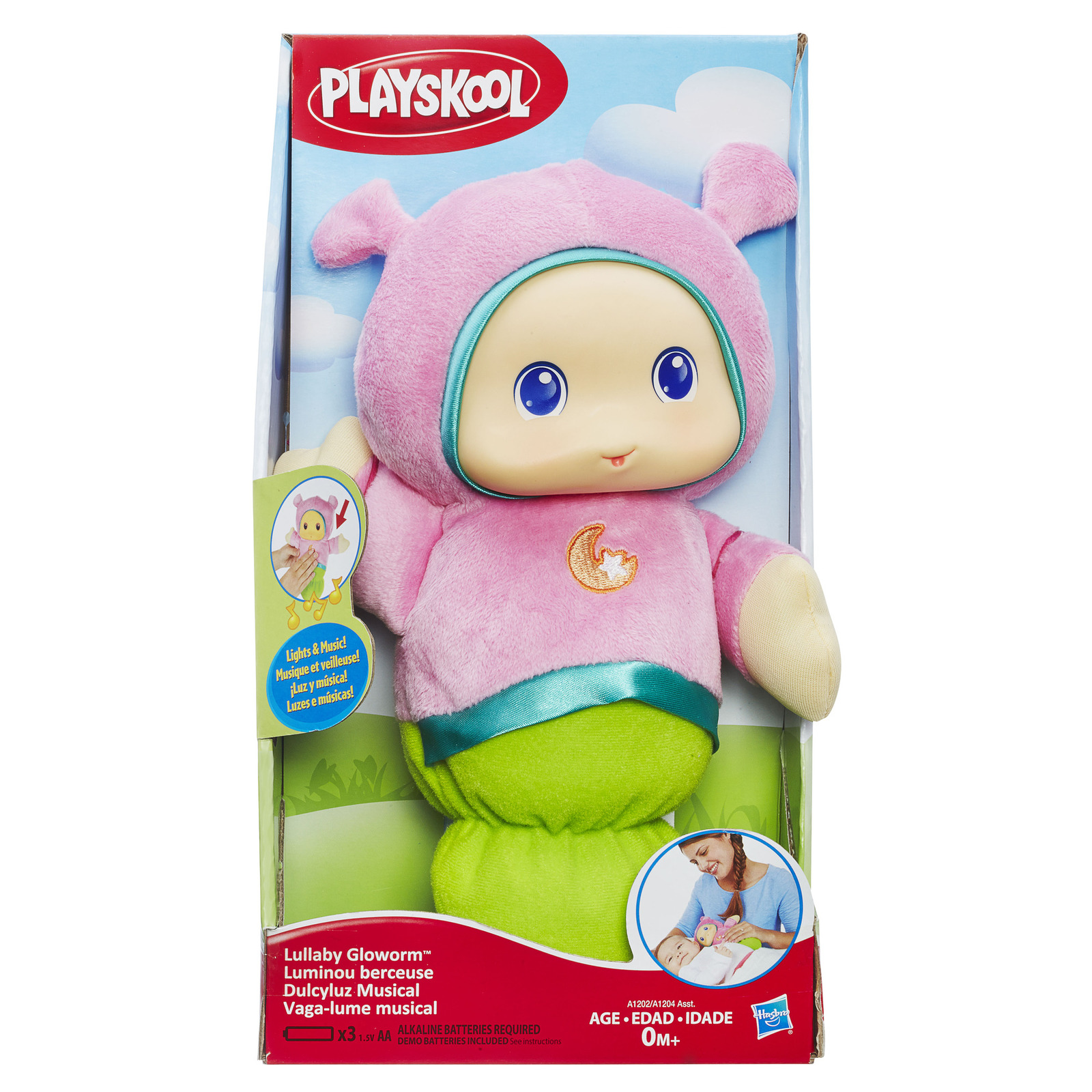 Playskool: Lullaby Gloworm Plush - Pink