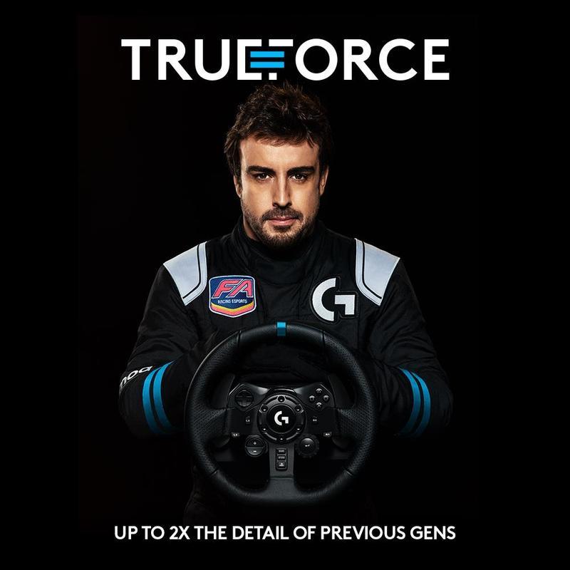 Logitech G923 Trueforce Racing Wheel (PlayStation & PC) for PS4 image