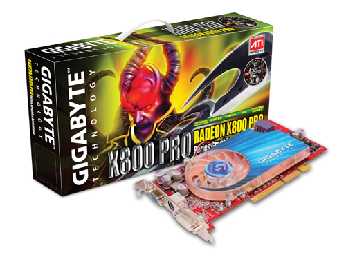 Gigabyte Graphics Card Radeon X800 Pro 256M AGP ATI image