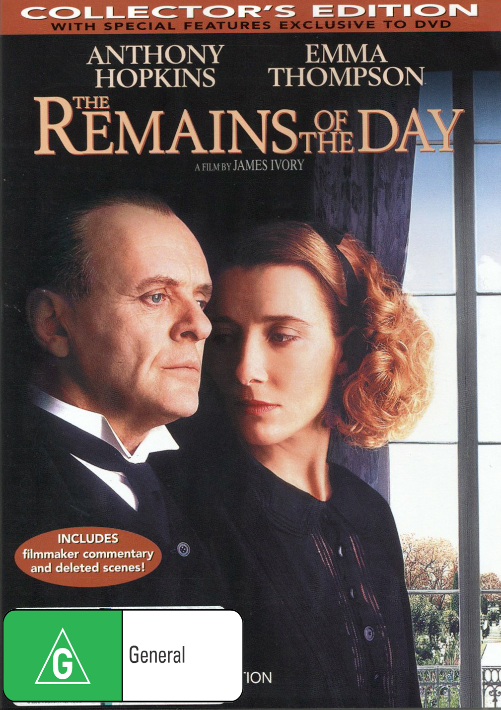 The Remains Of The Day on DVD image