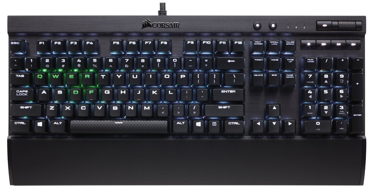 Corsair K70 LUX RGB Mechanical Gaming Keyboard (Cherry MX Blue) on PC