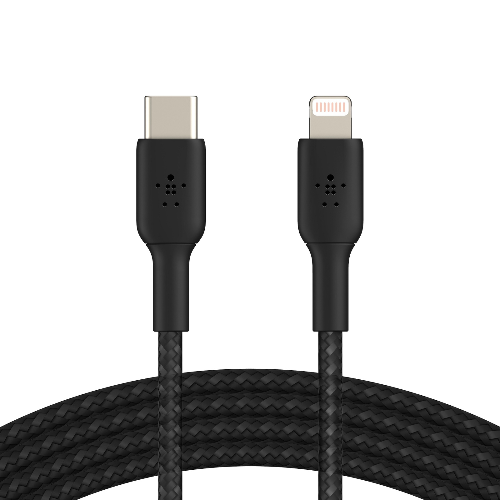 Belkin: Boost Up Charge USB-C To Lightning Braided Cable, 2m Black image