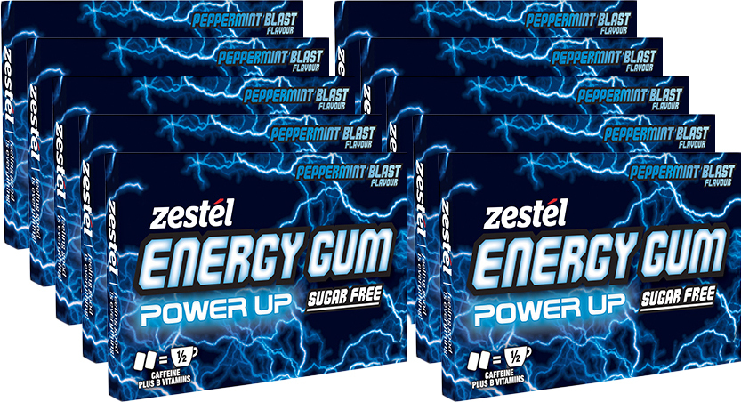 Zestel Energy Gum - Peppermint Blast (10 Pack) image