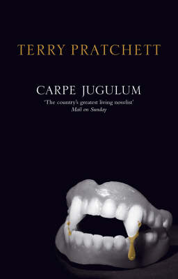 Carpe Jugulum (Discworld - The Witches) (black cover) by Terry Pratchett image