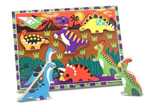 Melissa & Doug: Dinosaurs Chunky Puzzle image