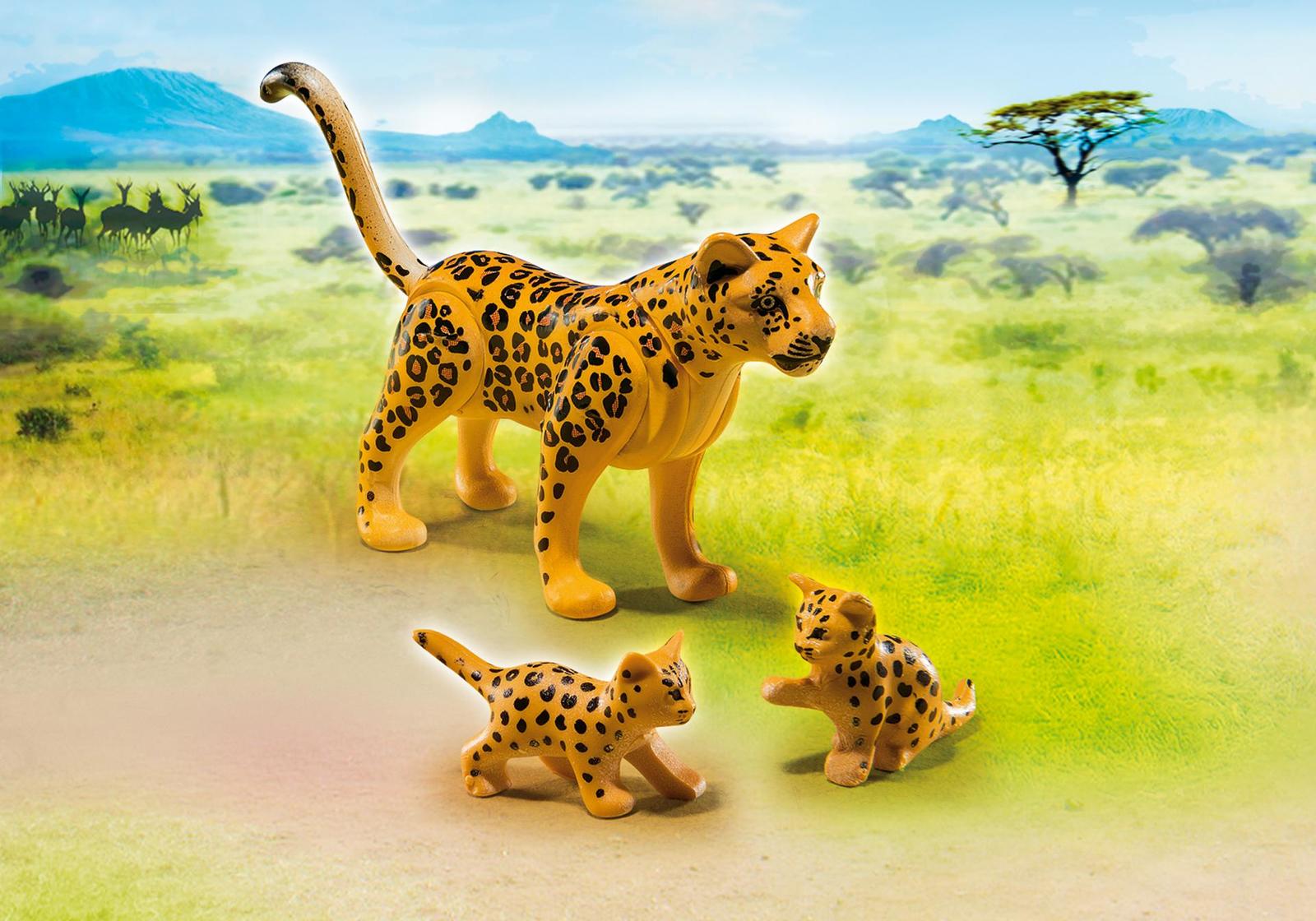 Playmobil: Wildlife - Leopard with Cubs image