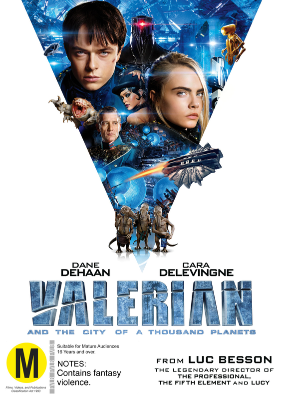 Valerian And The City Of A Thousand Planets on DVD