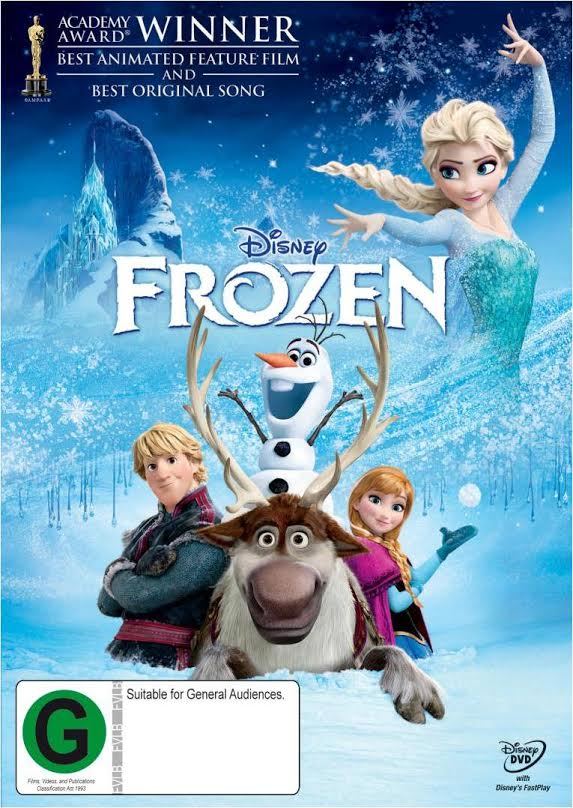 Frozen on DVD image