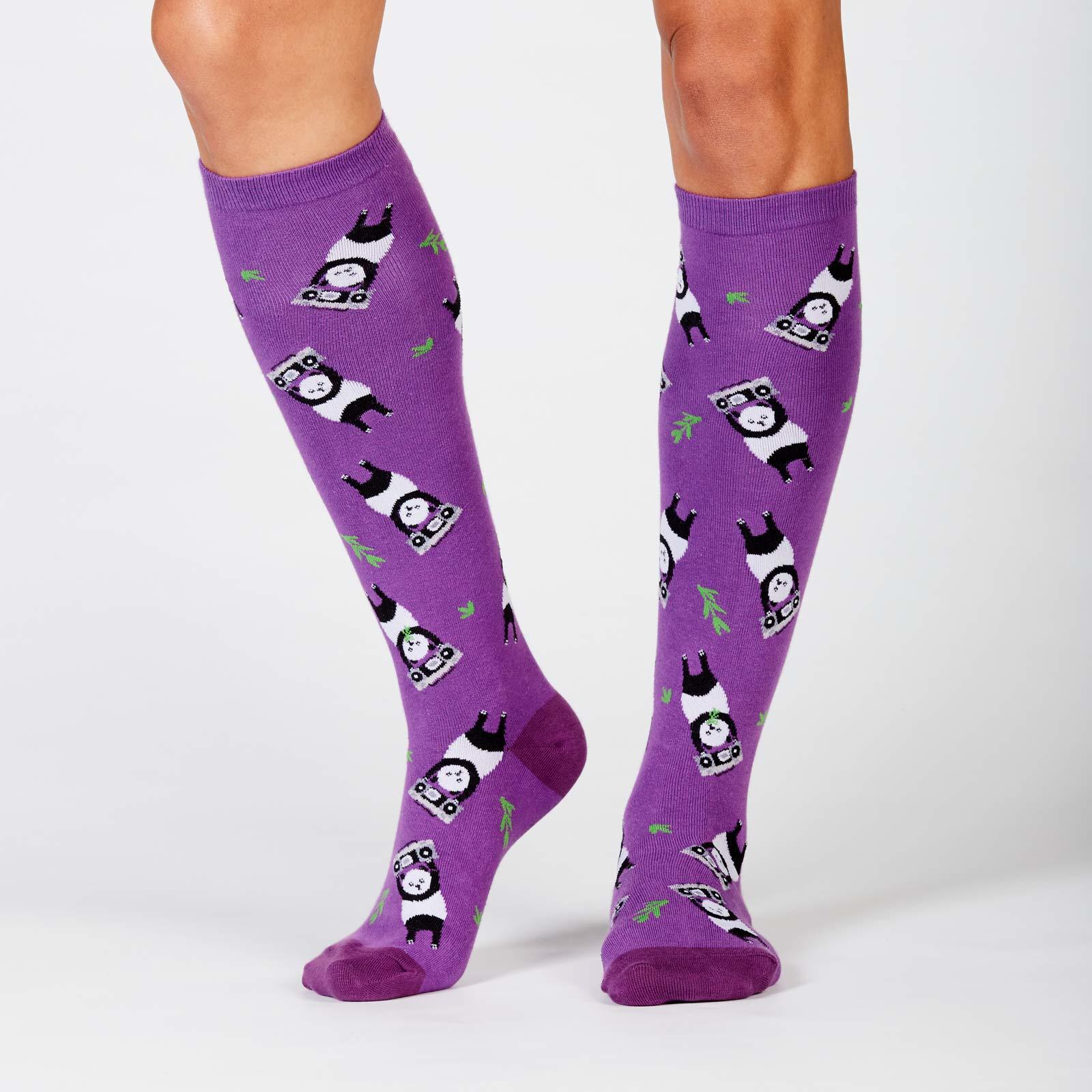 Women's - Panda Anything Knee High Socks image