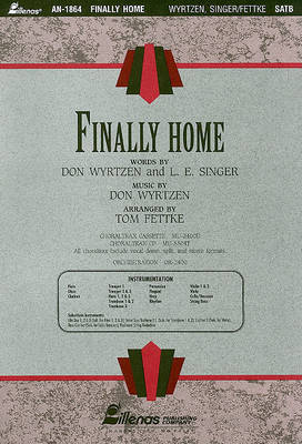 Finally Home -SATB on Paperback